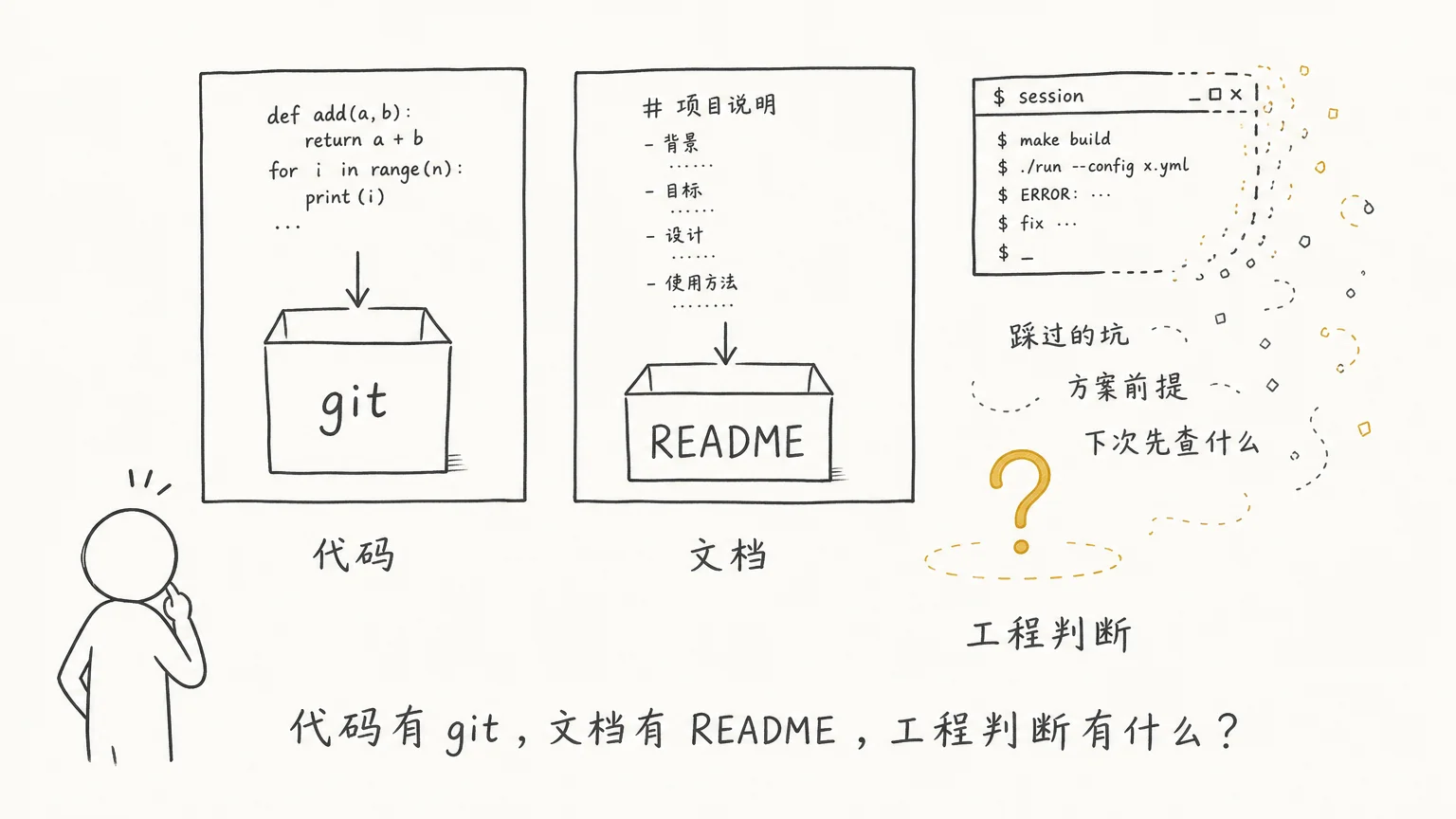 三类产出，只有判断无家可归