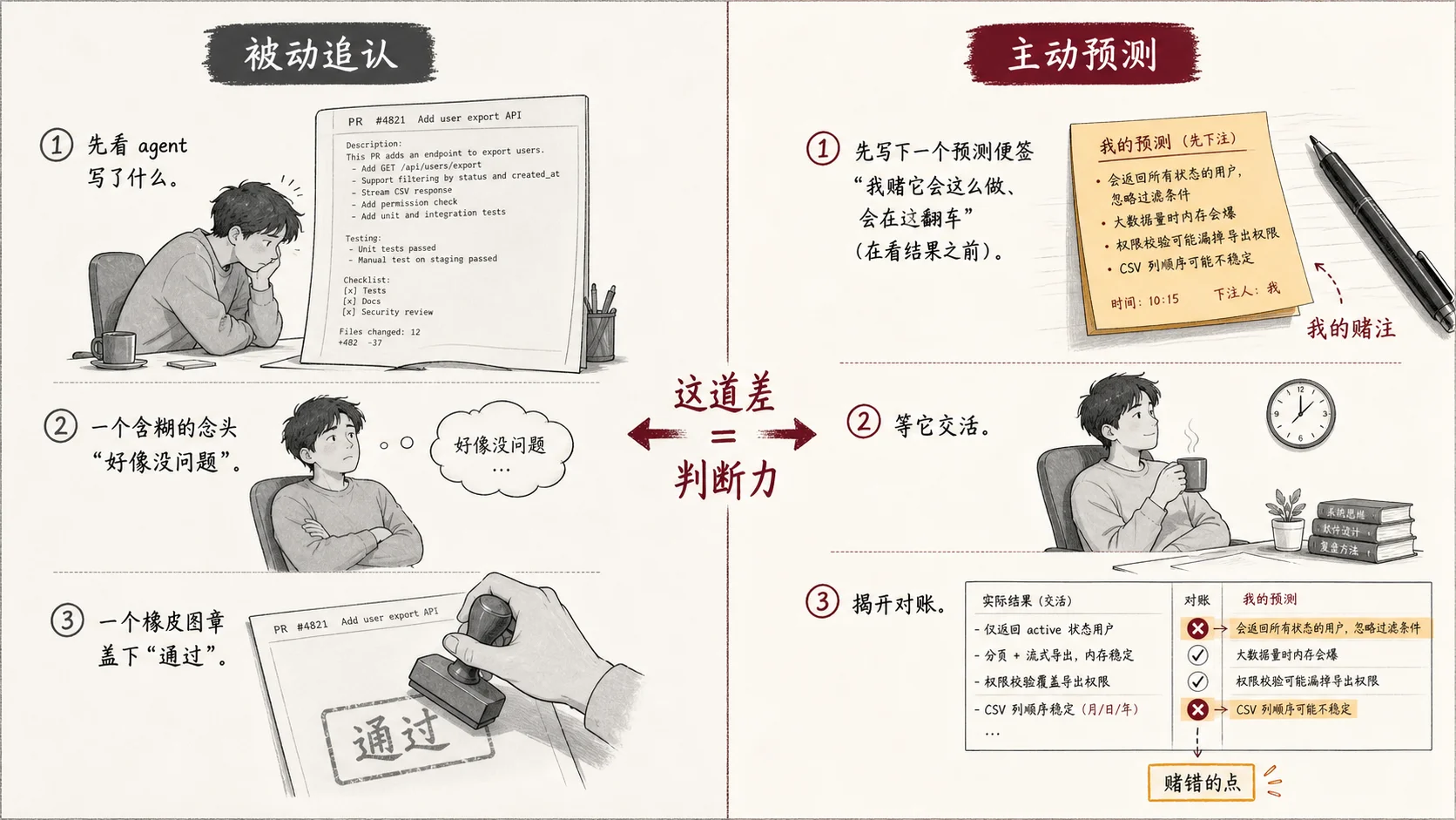被动追认与主动预测的分界